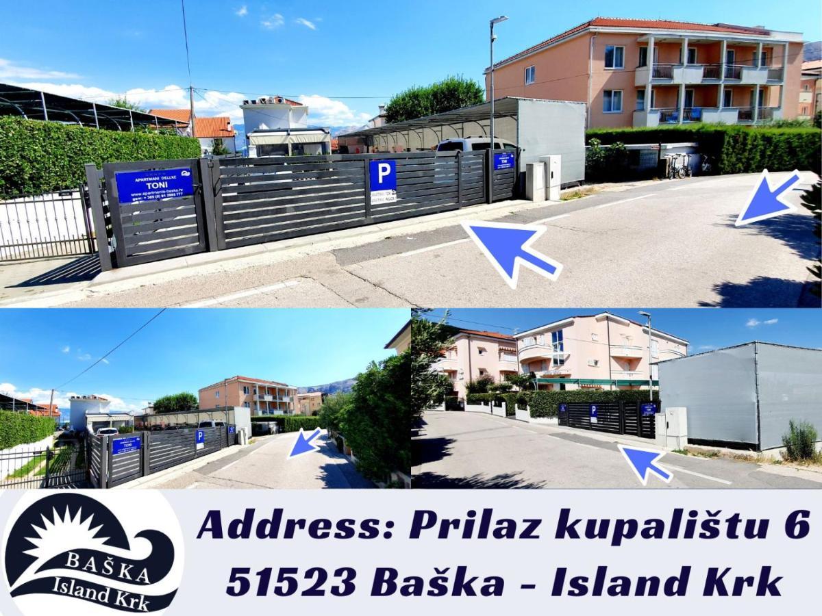 Apartments Toni Baška Kültér fotó